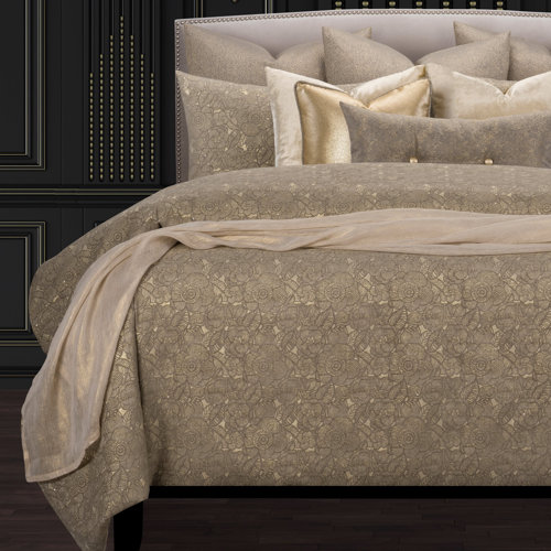 F. Scott Fitzgerald Garden Party Rose Duvet Cover & Insert Set Wayfair